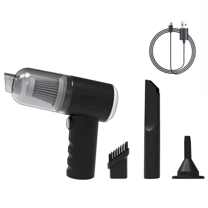 Mini Portable Handheld Car Vacuum Cleaner Multipurpose Car Vacuum With Air Pump For Automobile Interior Small Household Clean