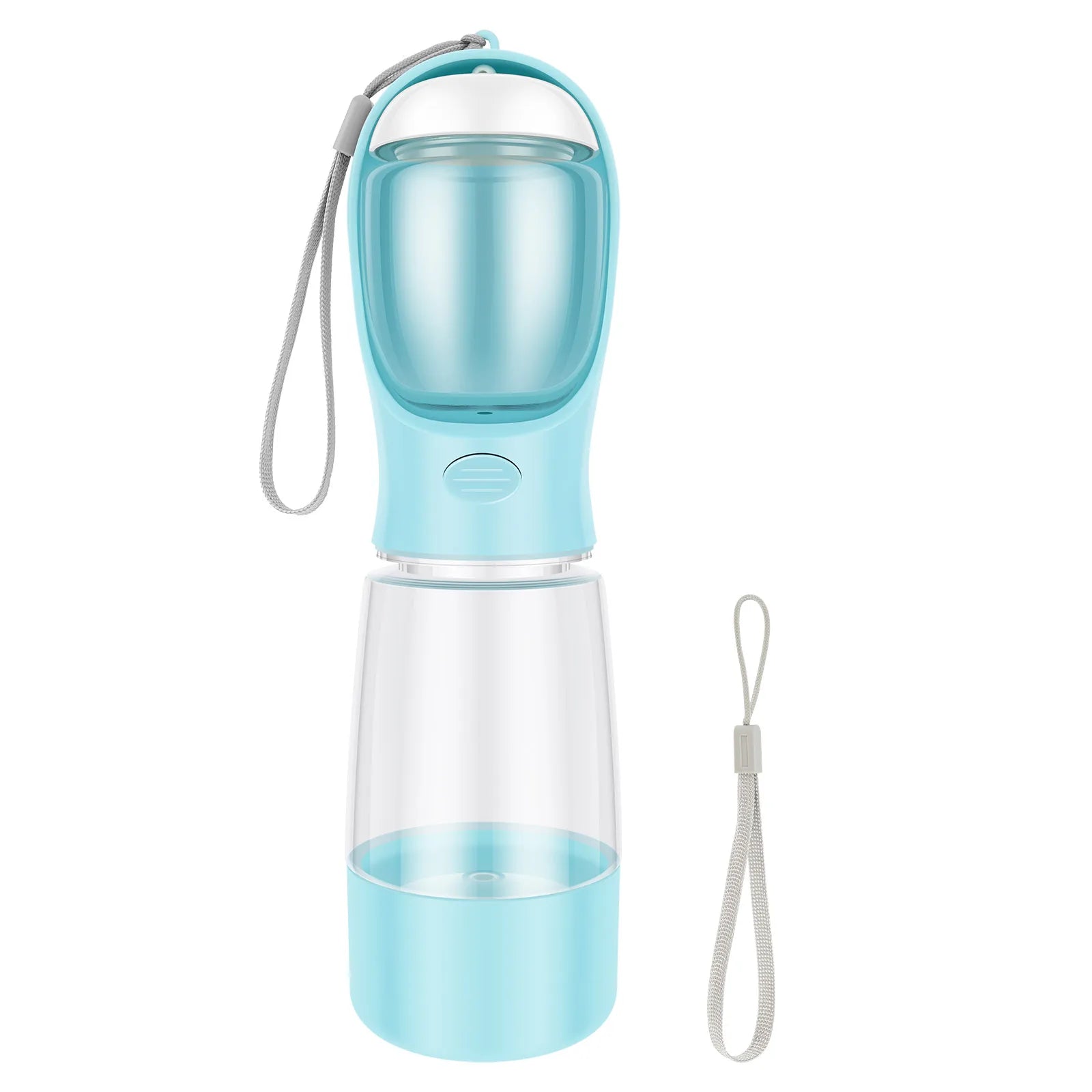 4 In 1 Dog Travel Water Bottle Portable Pet Water Food Cup with 400ml Water 150g Food Storage Design Pet Supplies for Outdoor