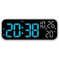 Digital Alarm Clock Temperature and Date Week Display Night Mode Table Clock Voice Control 12/24H Electronic LED Alarm Clocks
