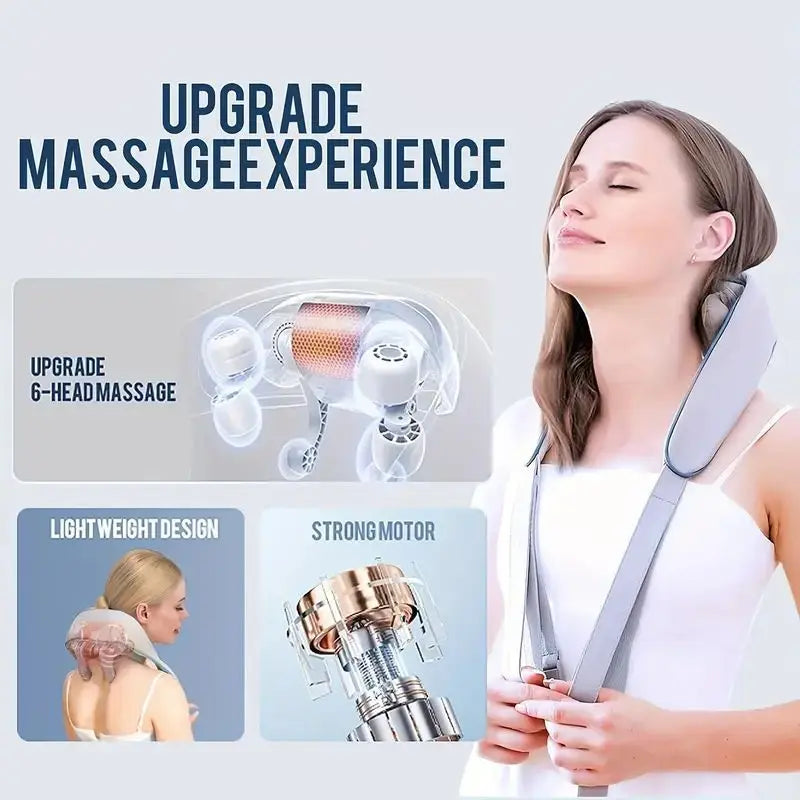 Shoulder-Neck Massager, Back-Shoulder Massager, Back-Shoulder Massager, Wireless Massager, Shoulder-Neck Massager, Pillow-Neck Massager, Back Muscle Relaxer, Full-Body Massager.