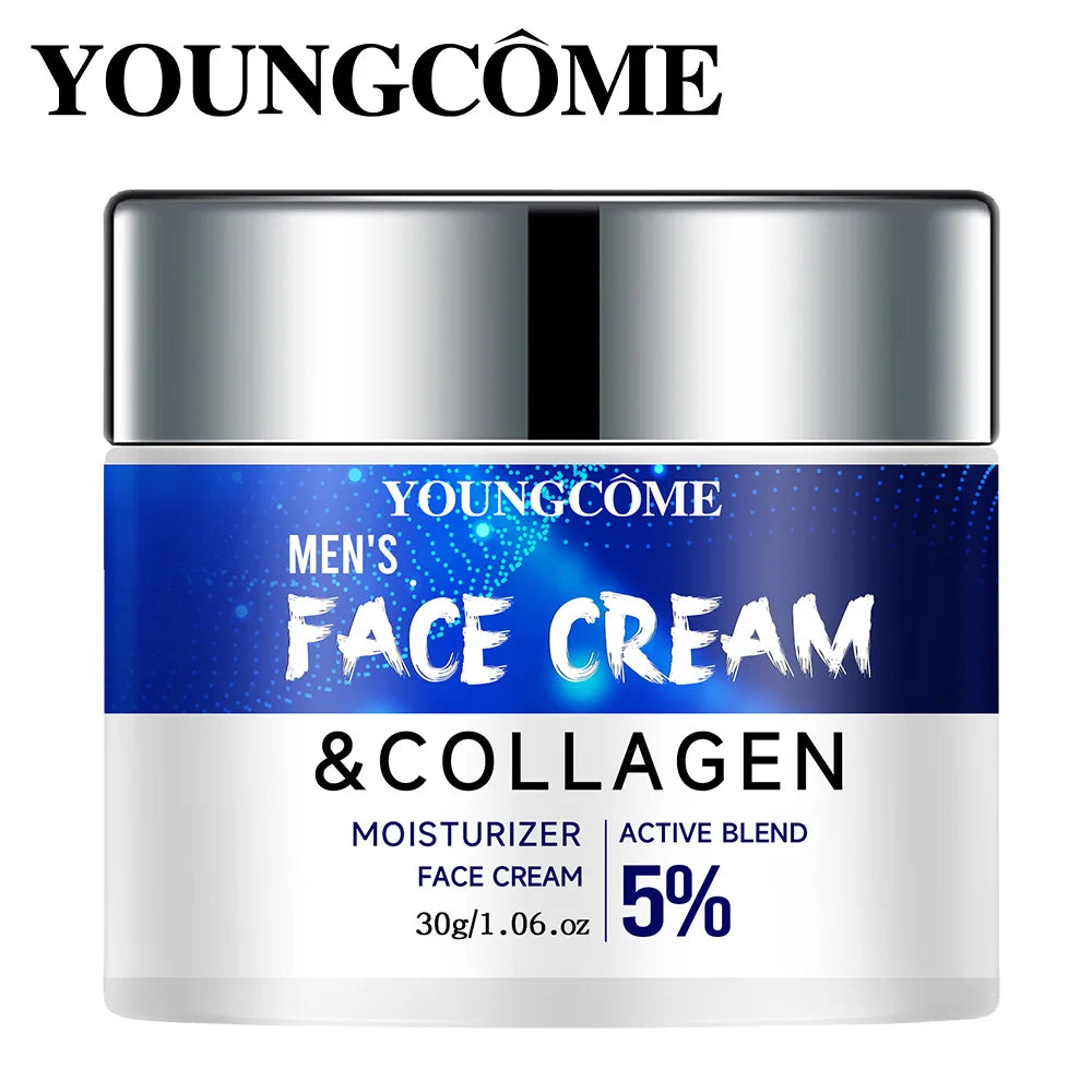 Men's Retinol Collagen Face Cream Skincare Moisturizing Brightening Anti Aging Face Cream Moisturizing Wrinkle Remover Collagen