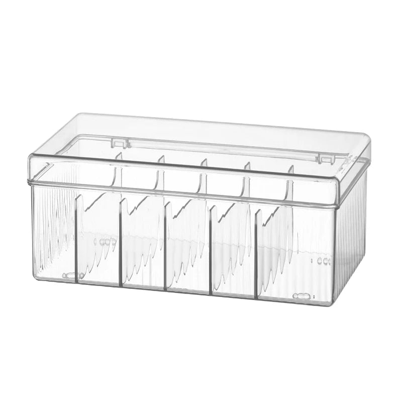 Eyelash Storage Box with Lid Desktop Cosmetics Organization Tool Acrylic Transparent Case Holder Exclusively For Makeup Supplies