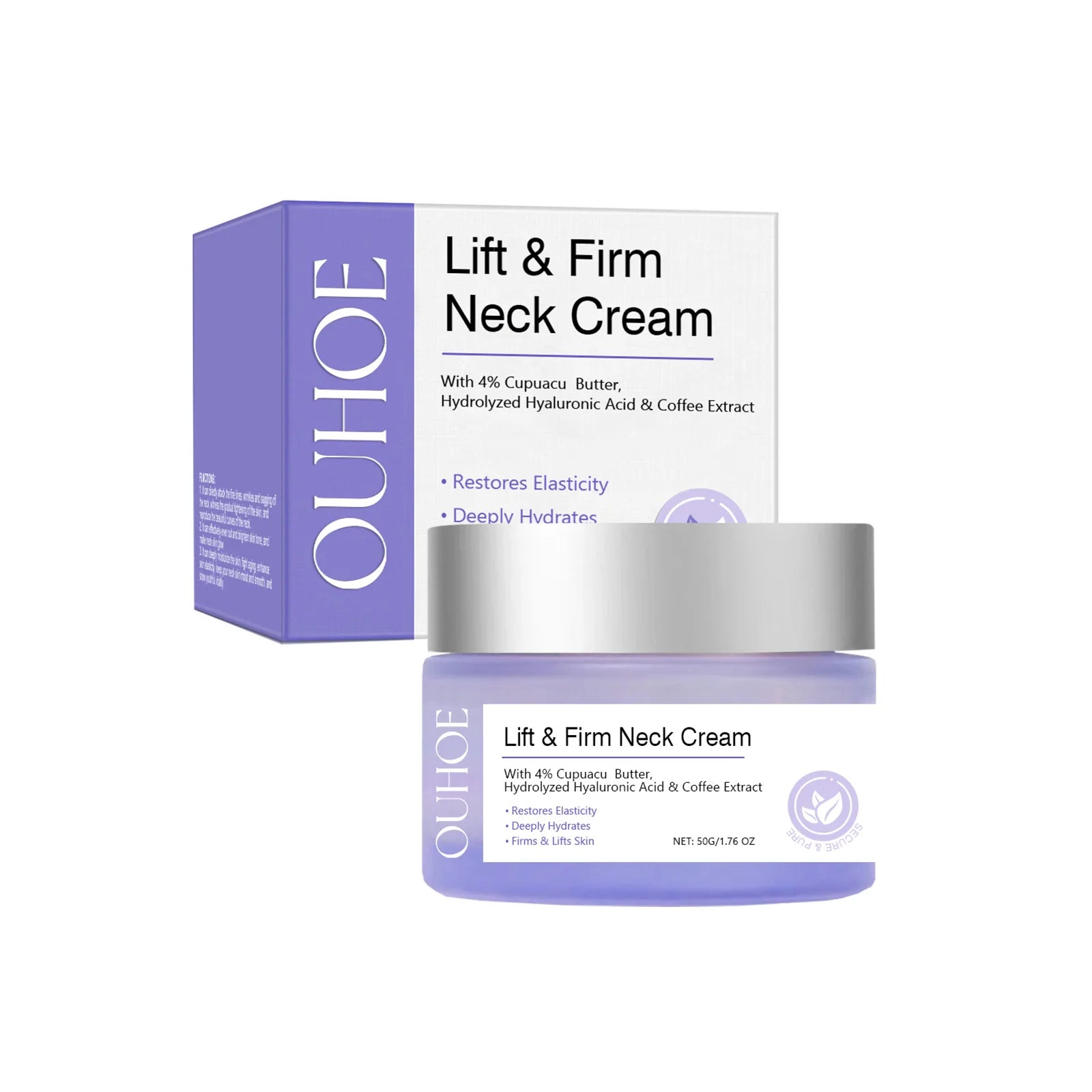 Neck Cream Anti-Aging Firming Lifting For Neck Double Chin Reducer Fine Lines Protein Cream Moisturizer Neck Rejuvenation Cream