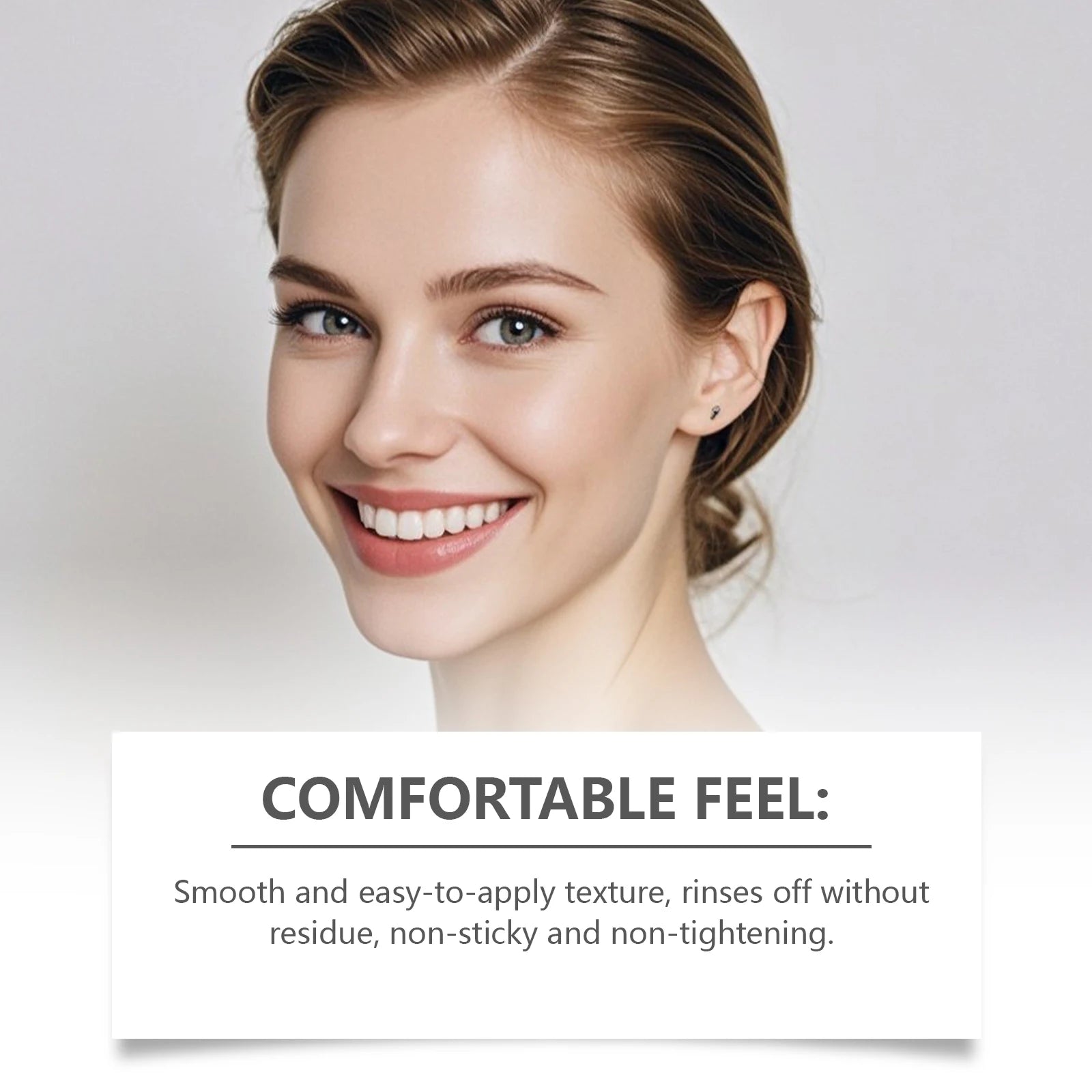 Facial Hair Removal Cream Painless Gentle Hair Remover for Face Non-Irritating Nourishing Formula Smoothing Skin Care Depilatory