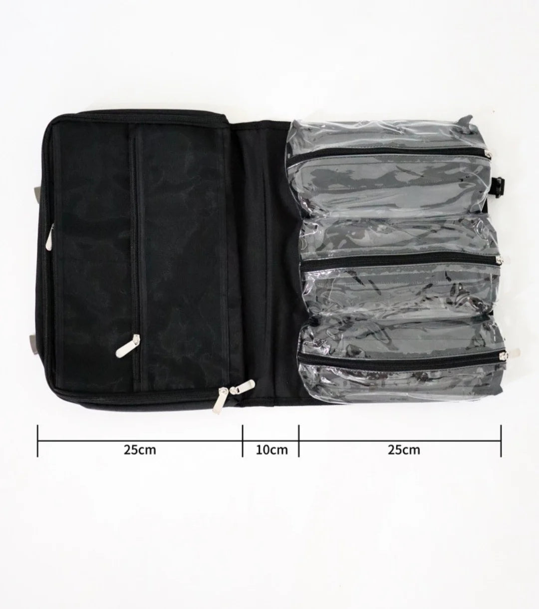 Foldable Makeup Bag Cosmetic Organizer Professional Makeup Artist Touch Up Bag