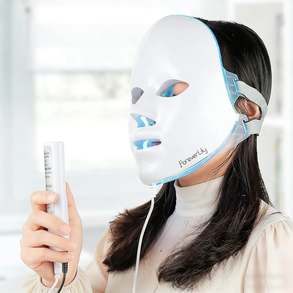 7 Colors LED Face Mask Facial LED Mask Skin Care Facial Spa Home Use Beauty Machine