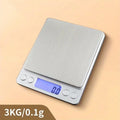 AccuWeight Digital Kitchen Scale Stainless Steel Food Scale with LCD Display for Precise Weighing of Cooking Ingredients Diet