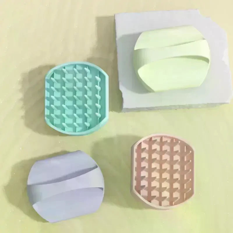 Shampoo Brush Head Scalp Massage Comb With Handle Hair Washing Comb Body Massage Brush Bath Shower Brush Salon Hairdressing Tool