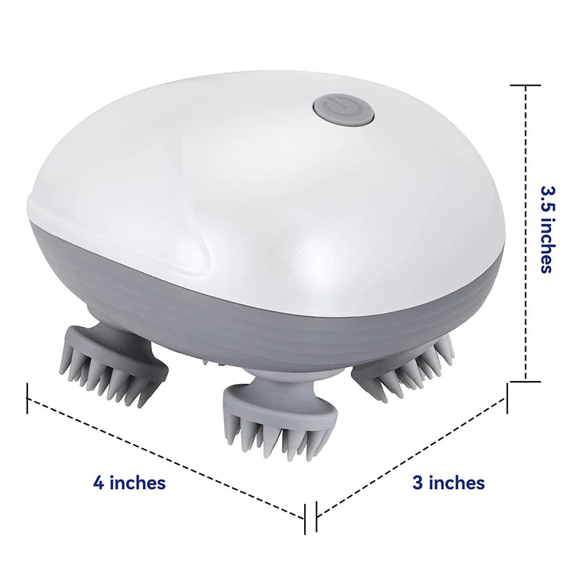 Scalp Massager Shampoo Brush Head for Salon & Home Use Head Massager Scalp Care Device Custom Private Label