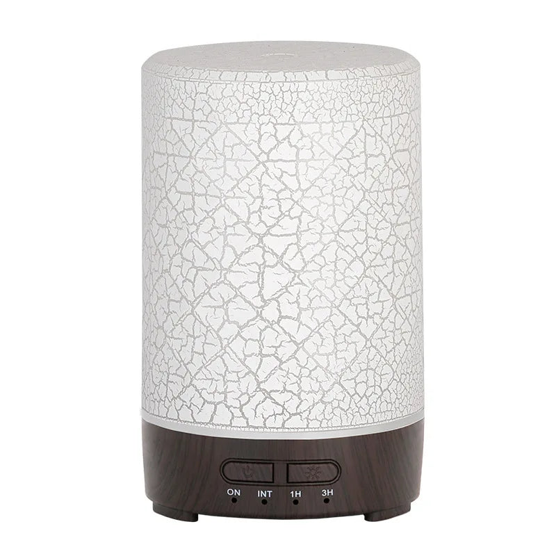 Aroma Diffuser 150ML Timing Function Ultrasonic Air Humidifier Bedroom Essential Oil Diffuser with LED Night Lights