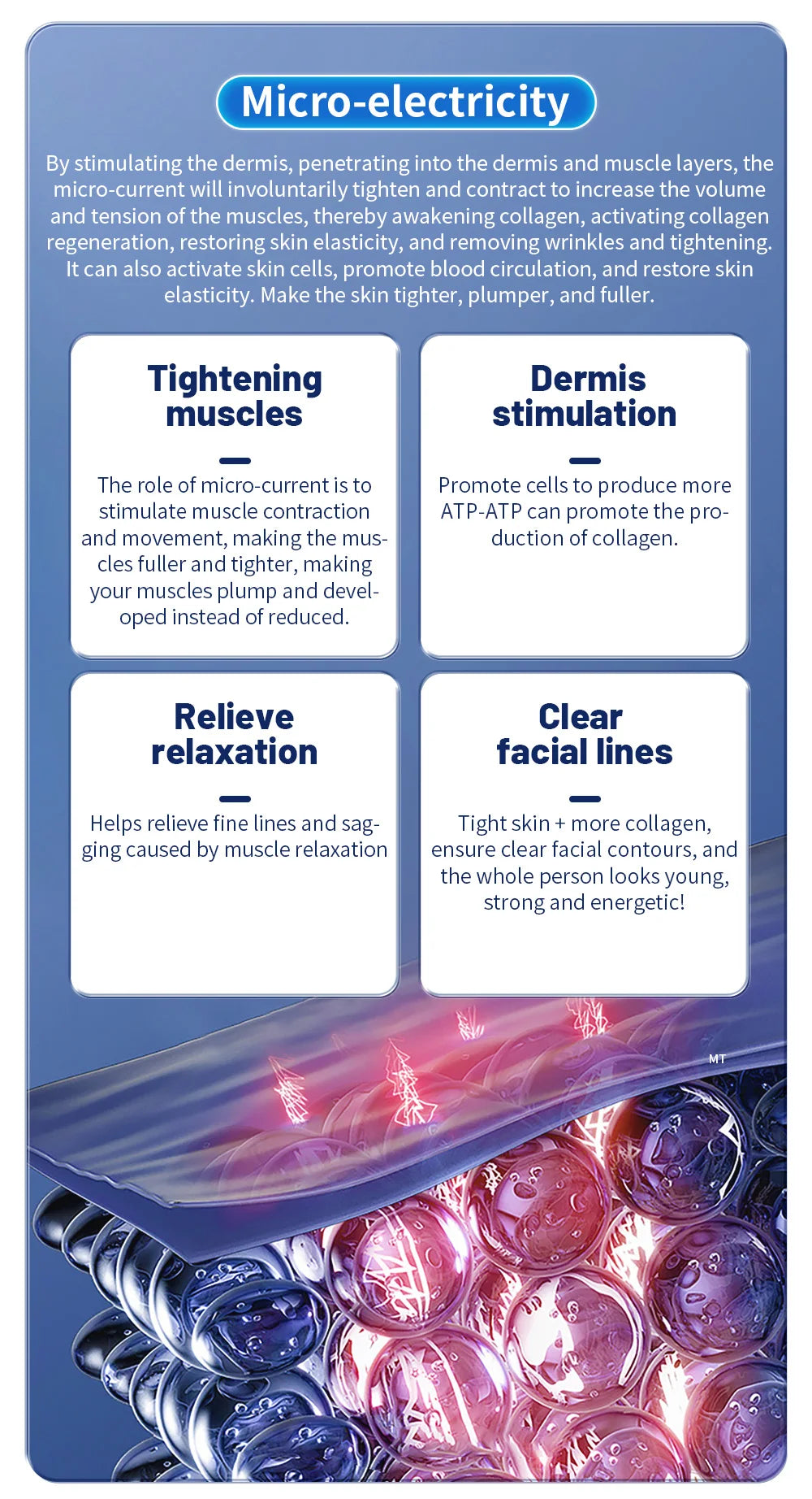 Professional EMS Face Lifting Machine Face Sculpting ems Wrinkle Removal RF Skin Tightening Stimulator
