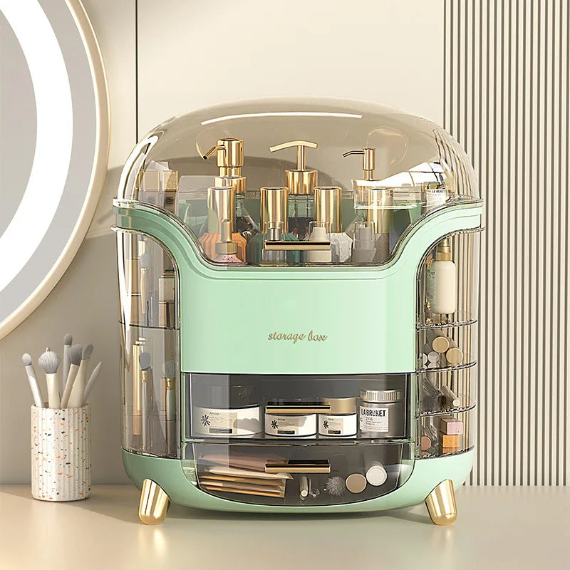Cosmetics Storage Box Makeup Display Shelf Desktop Dressing Table Jewelry Organizer Box Bathroom Lipstick Skin Care Product Rack