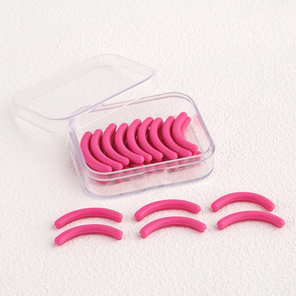 30pcs Silicone Rubber Strip for Eyelash Curler, Soft Silicone Replacement Pad for Eyelash Curler, Universal Eyelash Curler.