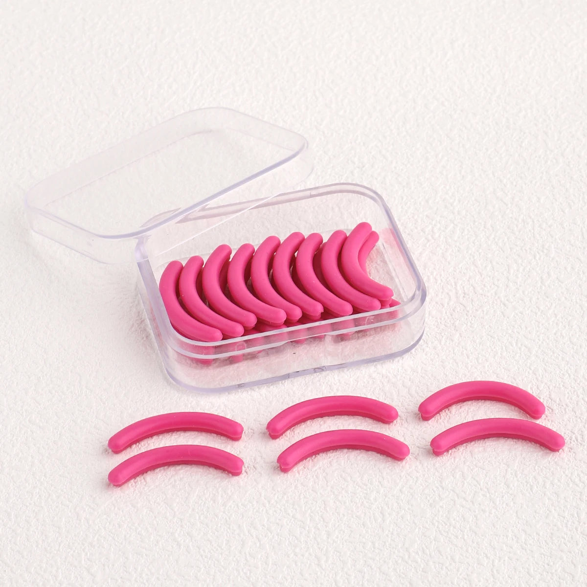 30pcs Silicone Rubber Strip for Eyelash Curler, Soft Silicone Replacement Pad for Eyelash Curler, Universal Eyelash Curler.