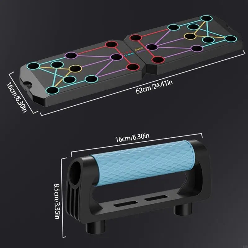Foldable Push Up Boards Portable Strength Training Rack Professional Push Up Strength Training Equipment Enduring 24BD