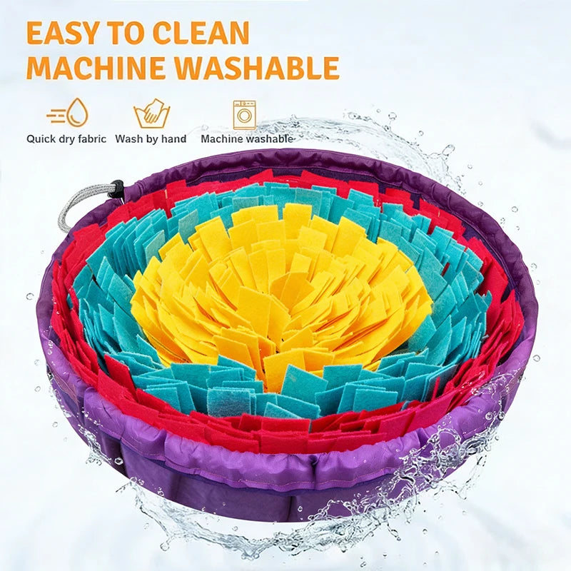Pet Snuffle Mat Indoor Dog Training Snuff Mat for Cats Dogs Stress Relief and Slow Feeding Mat Washable Dog Toy Pet Supplies