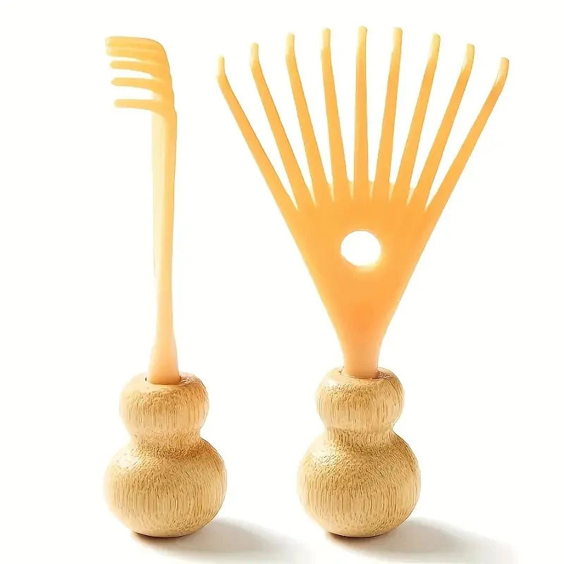 Head Massager Handheld Scalp And Temple Massage Tool Relaxing Massage And Scratcher For Hair Stimulation Hair Relaxation Tools