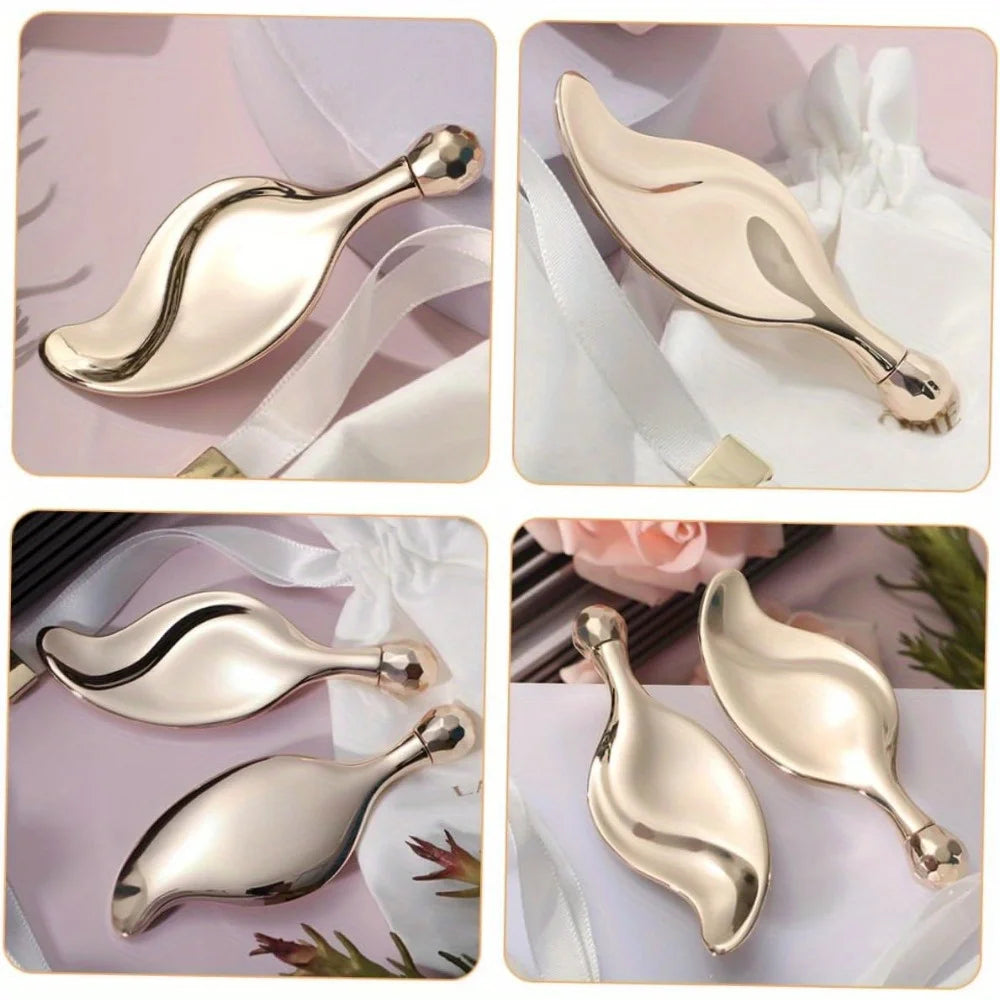 Metal Eye Roller Massage Stick Eye Cream Stick Facial Massage Guasha Facial Lifting Facial Thining Roller Beauty Care Tools