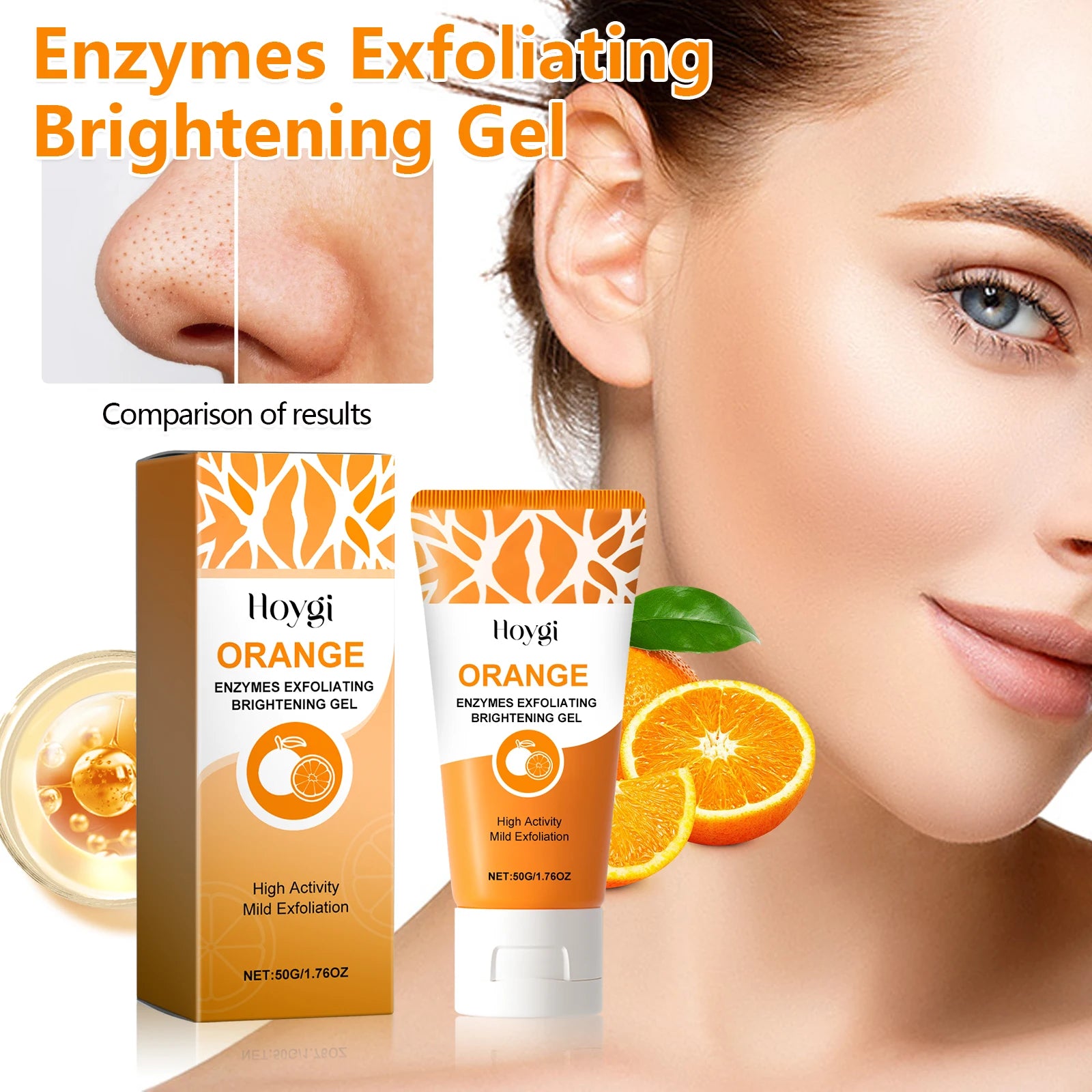 Blackhead Remover Gel Exfoliating Cleansing Gel Deep Pore Cleanser Remove Dead Skin Oil Control Shrink Pores Facial Skin Care