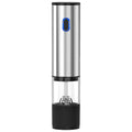 Electric Salt and Pepper Grinder Set USB Rechargeable Spice Mill Adjustable Coarseness for Kitchen Cooking BBQ Seasoning Use