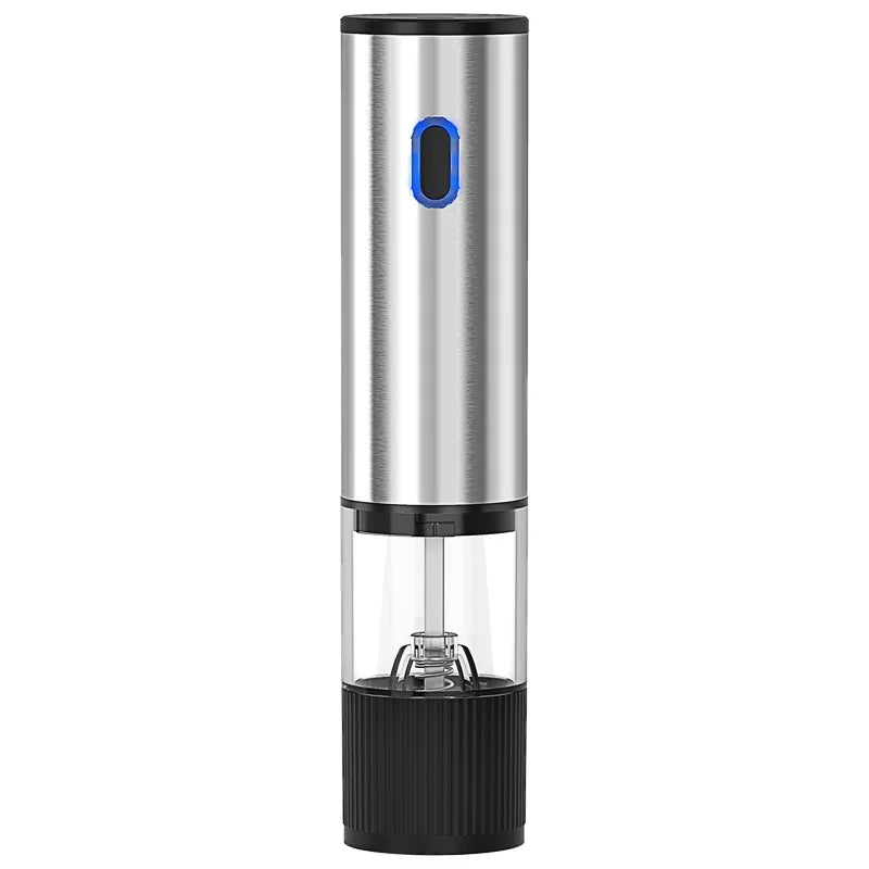 Electric Salt and Pepper Grinder Set USB Rechargeable Spice Mill Adjustable Coarseness for Kitchen Cooking BBQ Seasoning Use