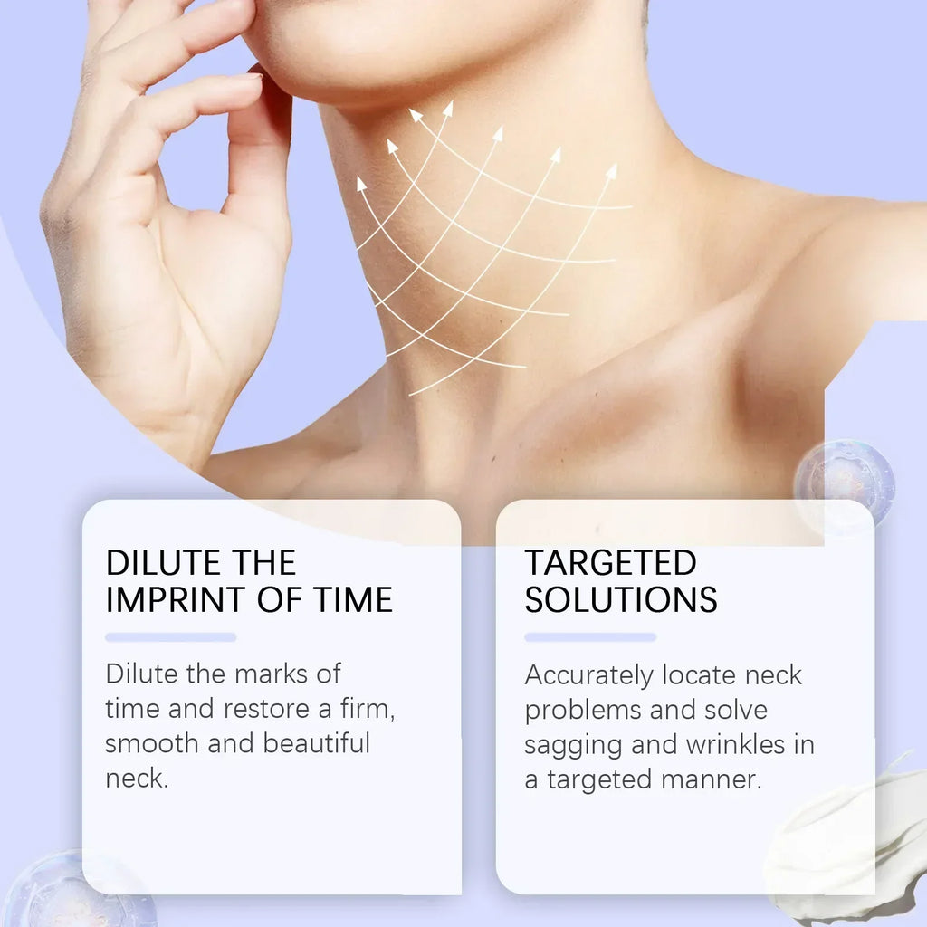 Neck Lift Tighten Cream Lightens Fine Lines Brightens Firms Nourishes Neck Cream Lightening Smoothing Moisturizer Neck Cream