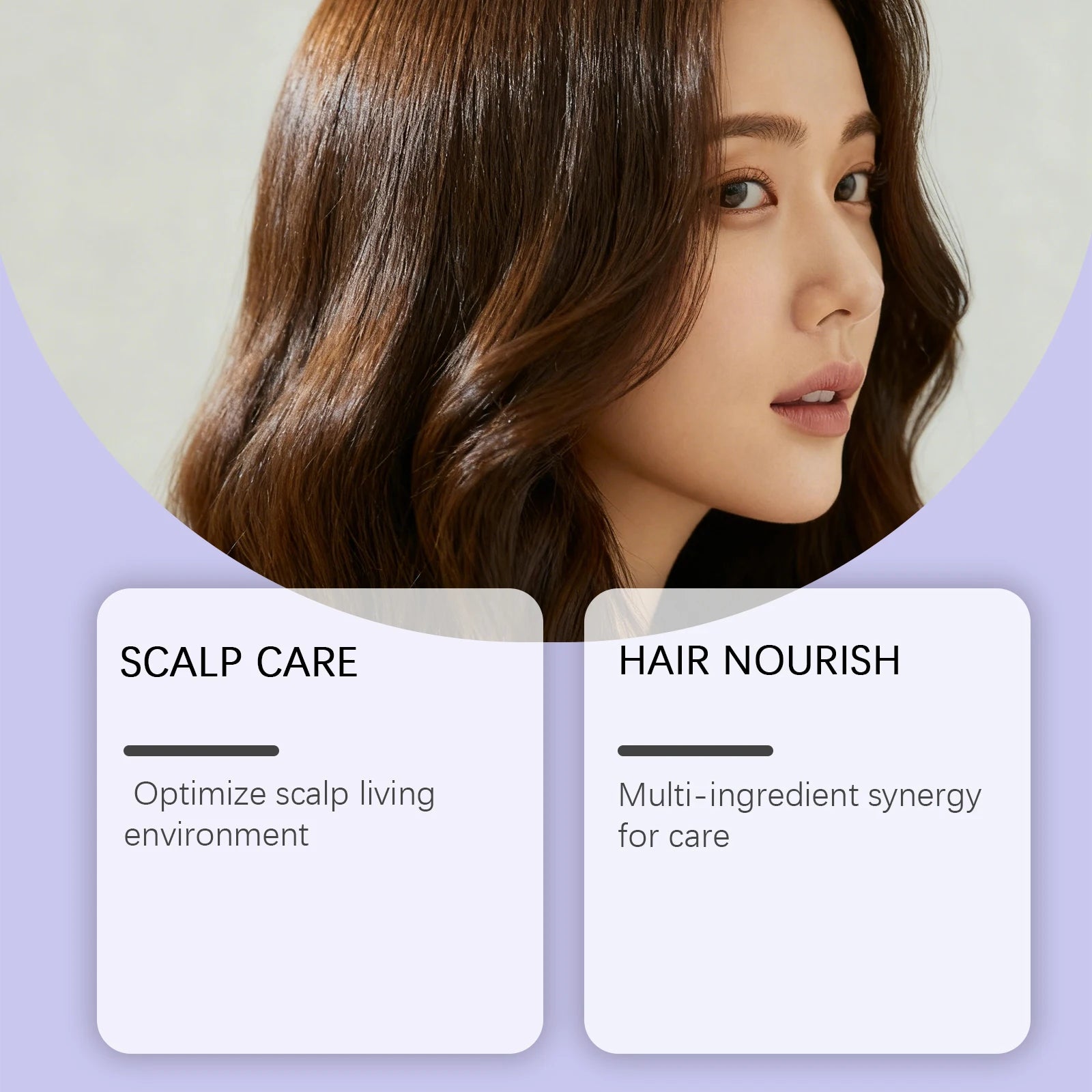 Scalp Care Serum with Built-in Massager Brush Nourishing Treatment Promotes Hair Growth & Reduces Hair Loss Repair Damaged Hair