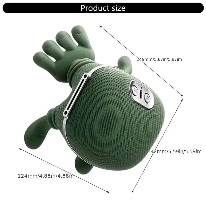 New Shoulder and Neck Massager, Fully Automatic Charging Finger Press Hand Massager (Without Heating)
