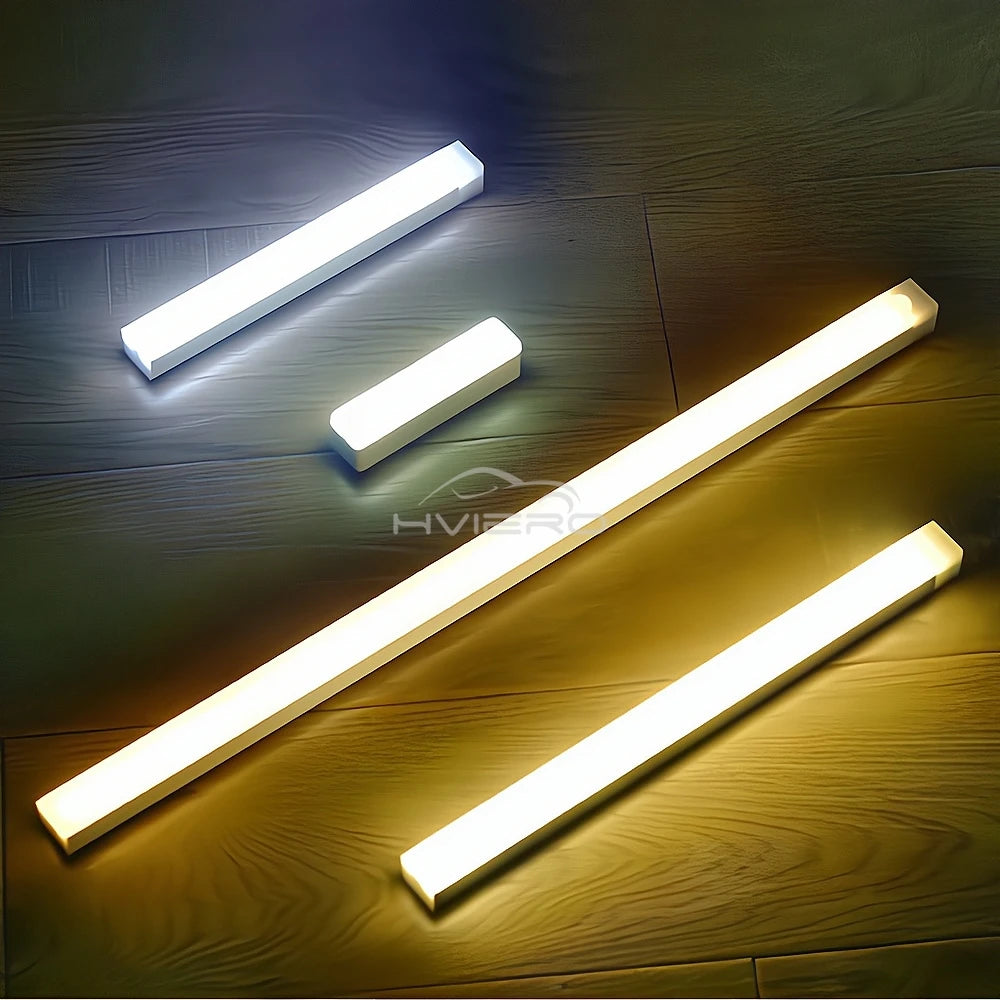 Motion Sensor Light Wireless LED Night Light USB Rechargeable Light Cabinet Wardrobe Lamp Staircase Backlight For Kitchen LED