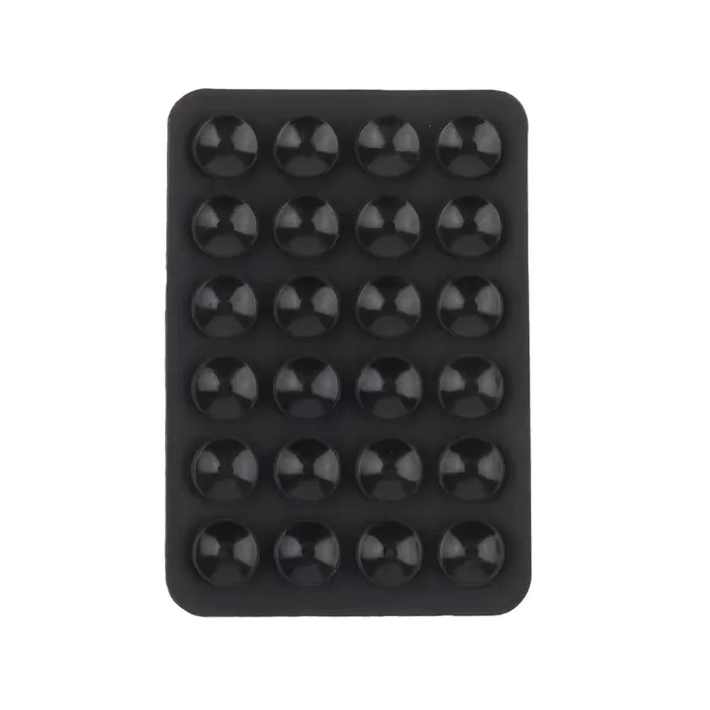 Silicone Suction Phone Holder Mat Multifunctional Suction Cup Wall Stand Square Anti-Slip Single-Sided Case Mount Back Sticker