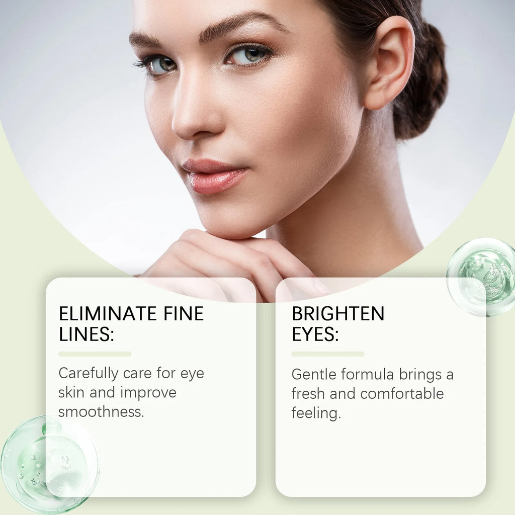 Collagen Eye Serum Cream Anti Dark Circles Eye Bags Eyes Puffy Repair Brightening Tighten Lifting Moisturizing Eye Roller Serum