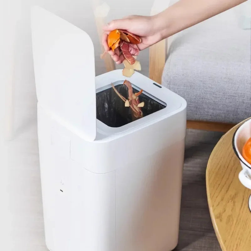 Plastic Smart Trash Can Rest Room Living Room Automatic Induction Waste Bins Automatic Packing Rechargeable Household Clean Part