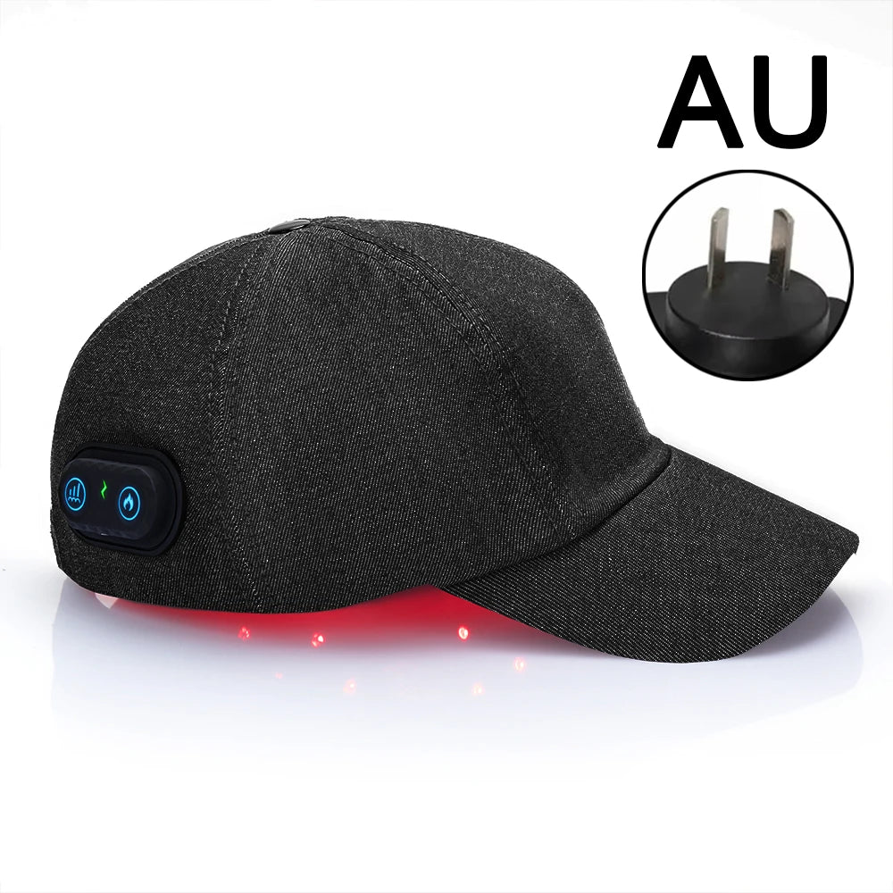 New Infrared LEDs 660nm&850nm Red Light Therapy Hair Growth Cap For Hair Regrowth Anti Hair Loss Relax Scalp Anti-inflammatory
