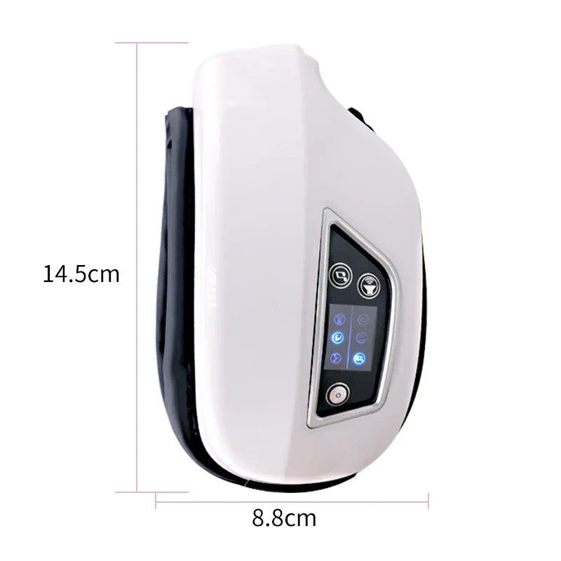 Eye Massager with Heat Vibration Eye Mask Bluetooth Music Airbag Care Device for Eye Strain Relief Dry Improve Sleep Facial