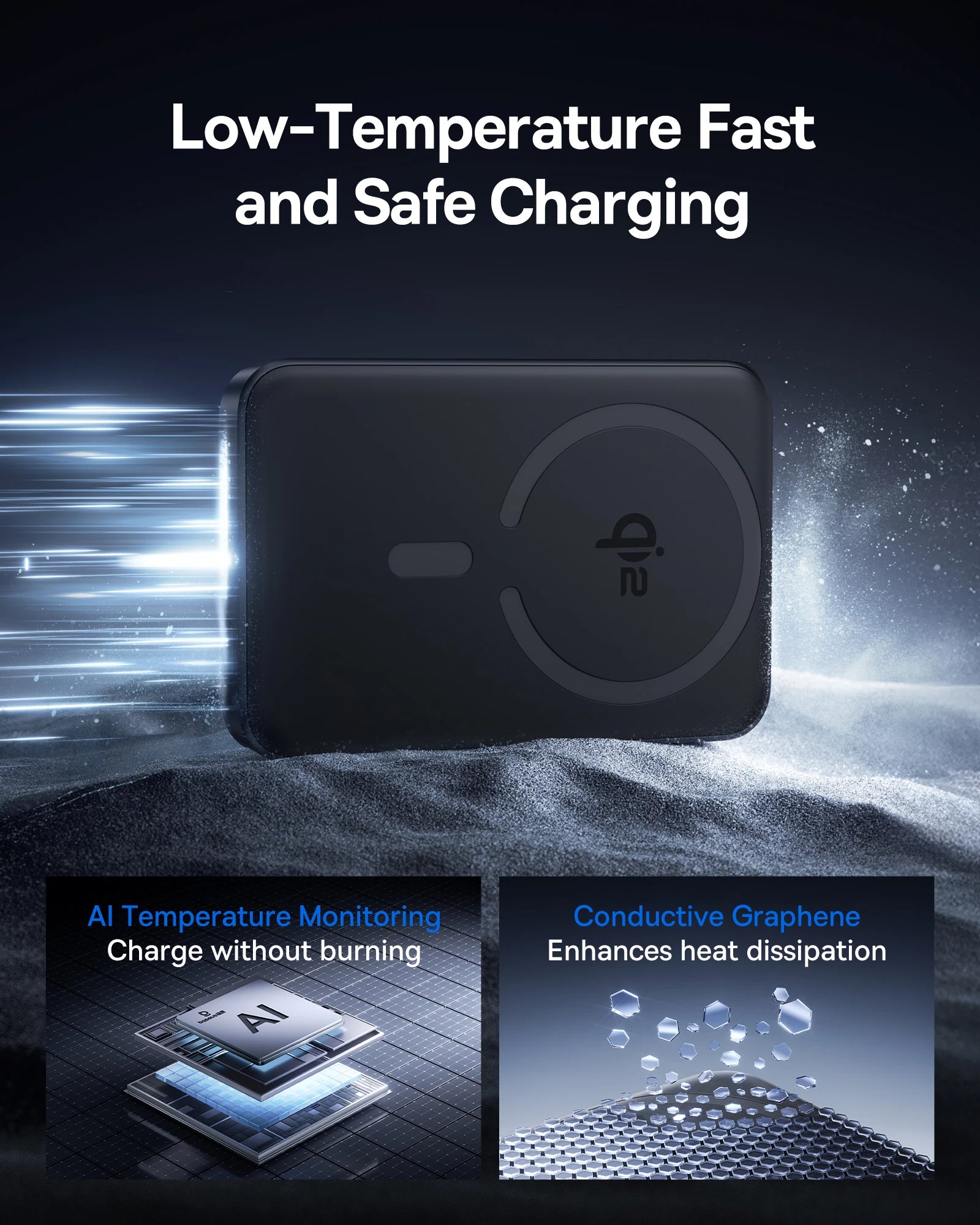 Baseus Qi2 Magnetic Power Bank 10000mah 15W Wireless Charging 22.5W Wired Charge Qi2-Certified for iPhone 16 15 14 13 12 Pro Max