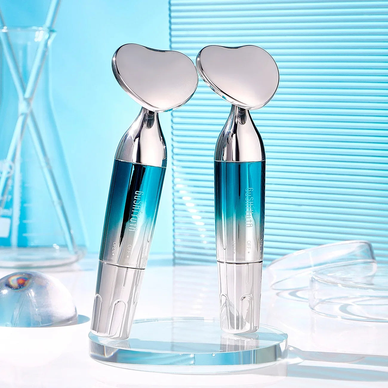 Beauty Neck and Facial Device LED Photon Tightening and Rejuvenating Anti Wrinkle Thin Double Chin Skincare Facial Massager