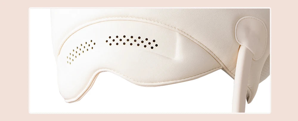 2In1 Head Eye Massager Warm Compress Heated Eye Mask Head Scalp Massage Airbag Balloon Kneading Headach Relief Sleep Aid