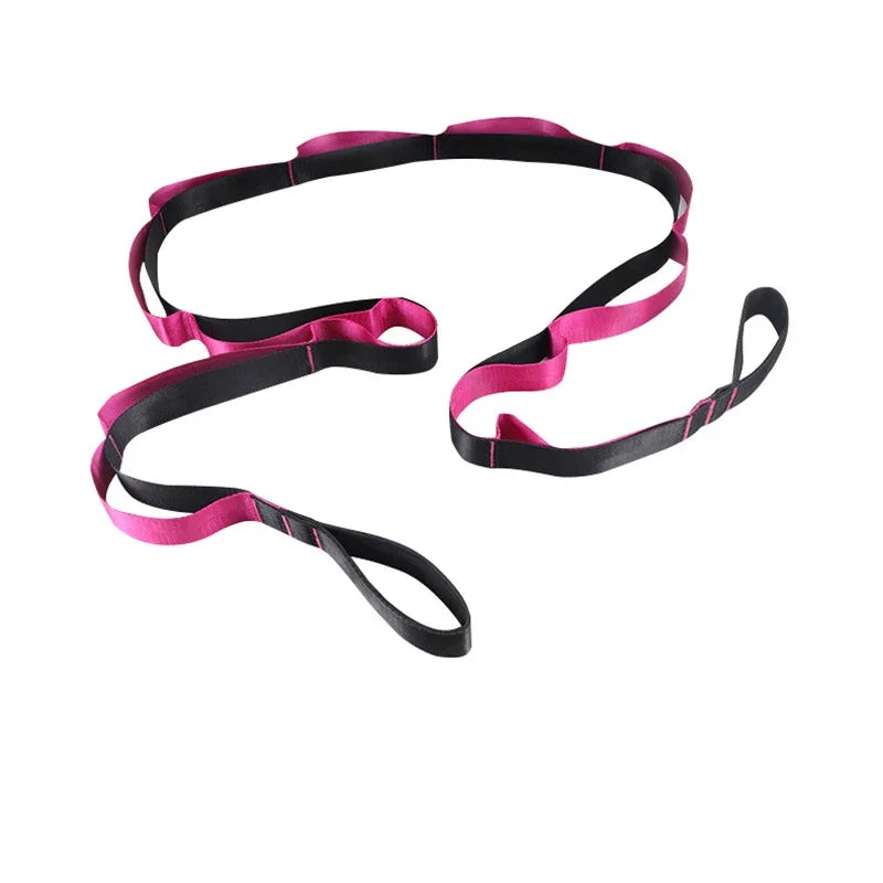 Stretching Strap Yoga Strap with Loops, Stretch Straps for Physical Therapy, Non-Elastic Exercise Strap for Pilates, Dance,Sport