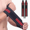 Weight Lifting Wrist Straps Non Slip Gym Workout Grip Support Straps Adjustable Fitness Pulling Wrist Wrap for Deadlift Training