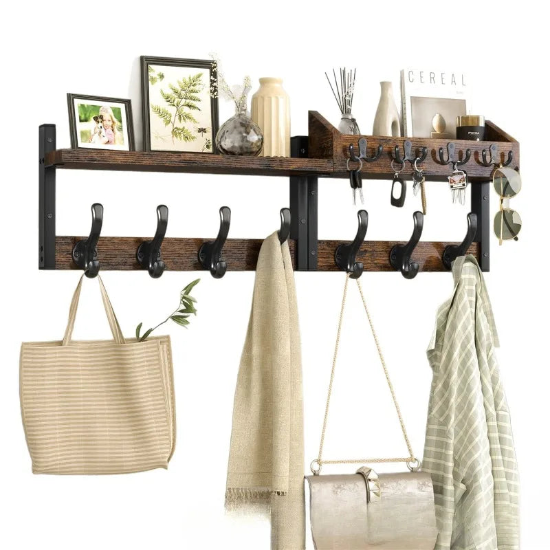 Floating Wall Shelf Wood Organizer Shelves Multifunctional Floating Storage Rack Aesthetic Display Racks Organizers Furniture