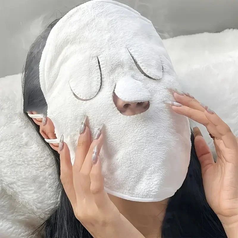 Hot Towel Mask Facial Wrap Reusable Facial Steamer for Hot and Cold Skin Care Moisturizing Facial Steamer 2 Styles Wholesale New