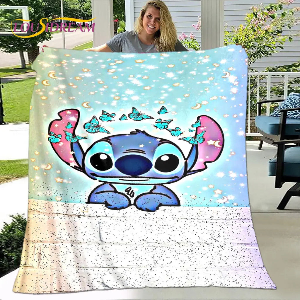 Cute Cartoon Children's Blanket,Flannel Blanket Throw Blanket,Sherpa Warm Kid Blanket for Living Room Bedroom Beds Sofa Outdoors
