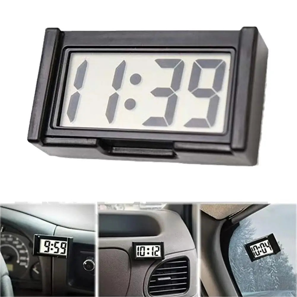 Car Electronic Digital Clock Lightweight Portable High-precision Time Displaying Device Auto Practical Accessory Digital Clock