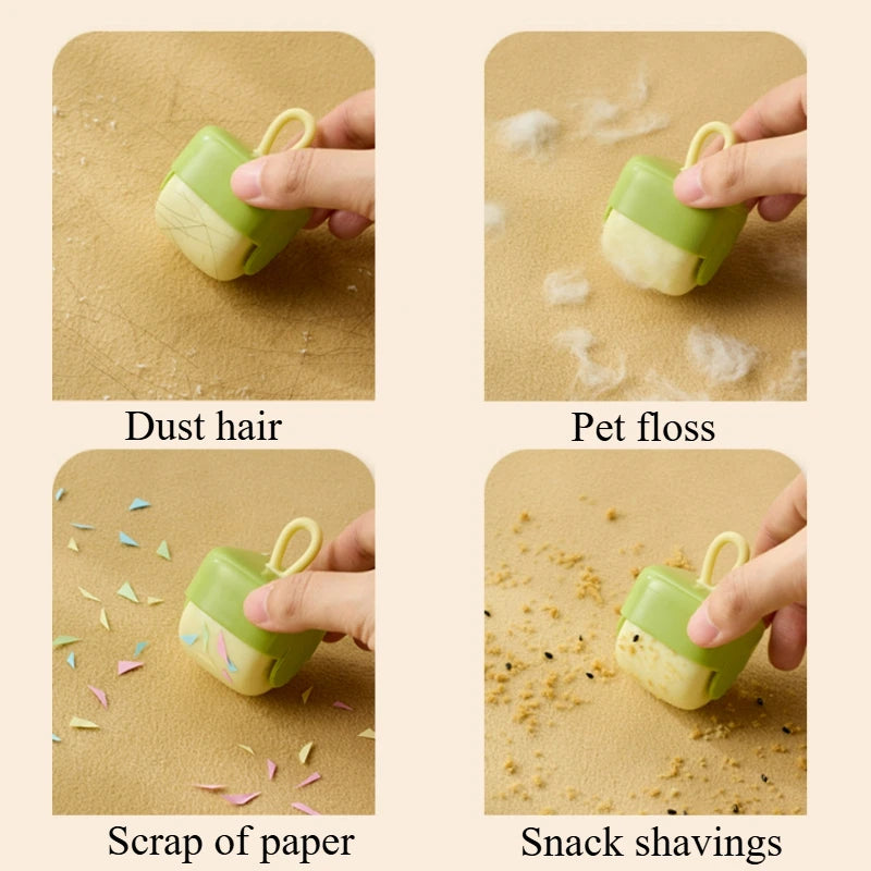1PCS  Reusable Washable Lint Roller Pet Hair Remover Portable Clothes Dust Cleaning Brush