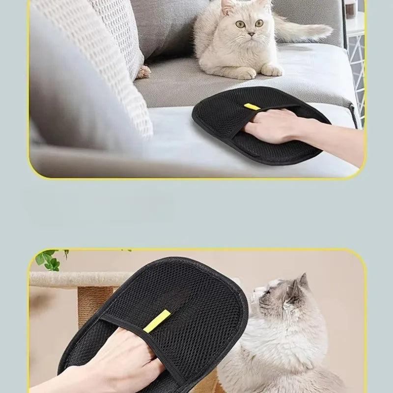 Pet Hair Remover Portable Washable Clothes Hair Dehairing Gloves Pet Cat Dog Hair Removal Cleaning Products Pet Accessories