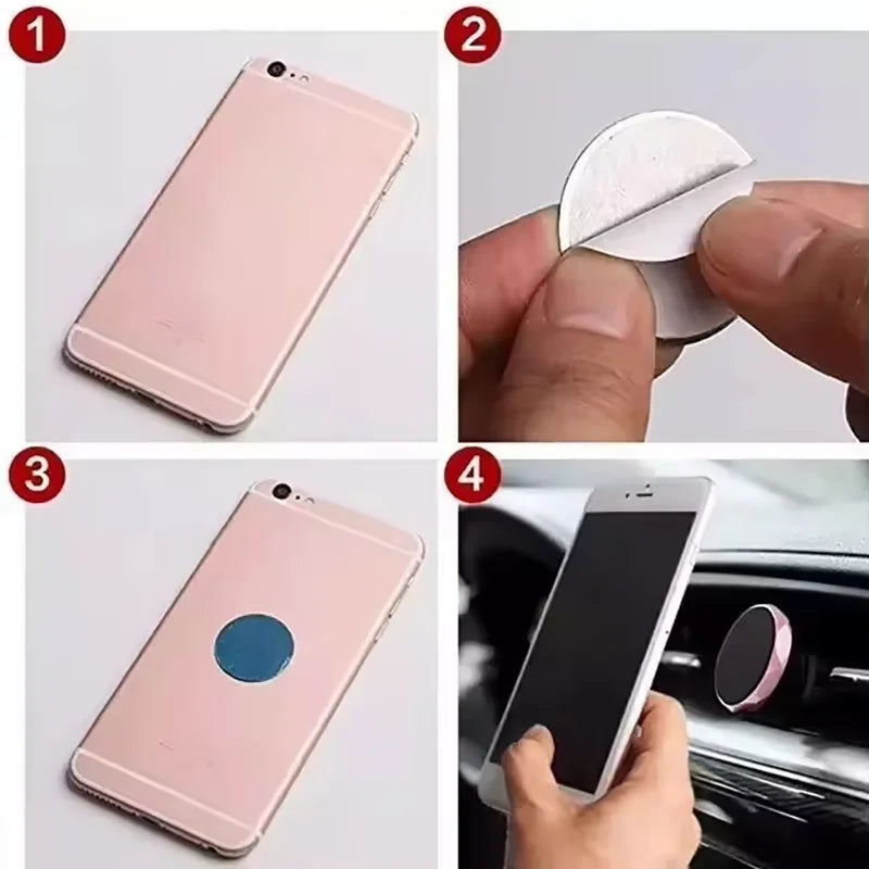 20pcs Universal Mount Metal Plate with Adhesive Magnetic Mount Car Holder Replacement Metal Plate Kit Magnet Mobile Phone Stand