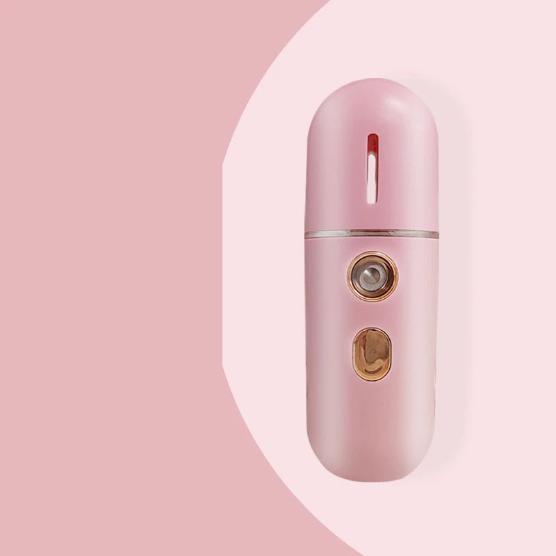 Nano Spray Facial Steamer for Face, Cool Facial Mister Steamer Handy Mist Sprayer Moisturizing Hydrating for Skin Care, Makeup