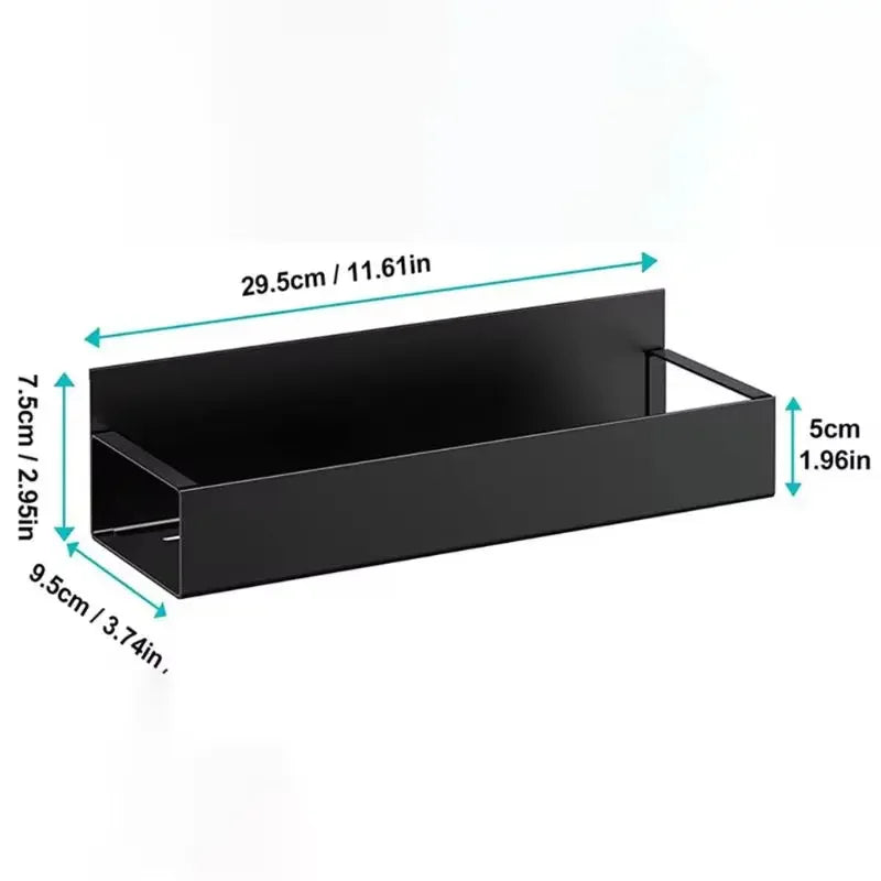 Magnetic Iron Spice Holder for Fridge Side, Space-Efficient Kitchen Storage Rack