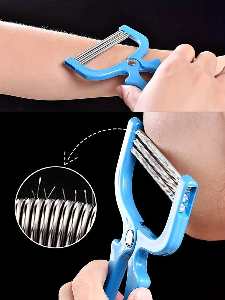Facial Care Hair Remover Safe Handheld Spring Roller Female Hair Mustache Hair Removal Beauty Cleaning Reusable Depilation Tool