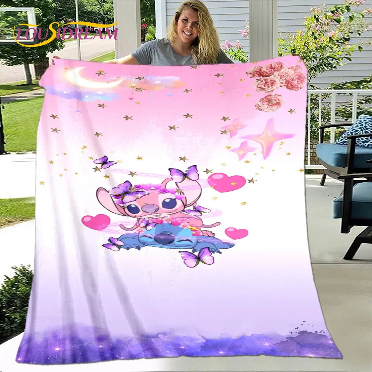 Cute Cartoon Children's Blanket,Flannel Blanket Throw Blanket,Sherpa Warm Kid Blanket for Living Room Bedroom Beds Sofa Outdoors